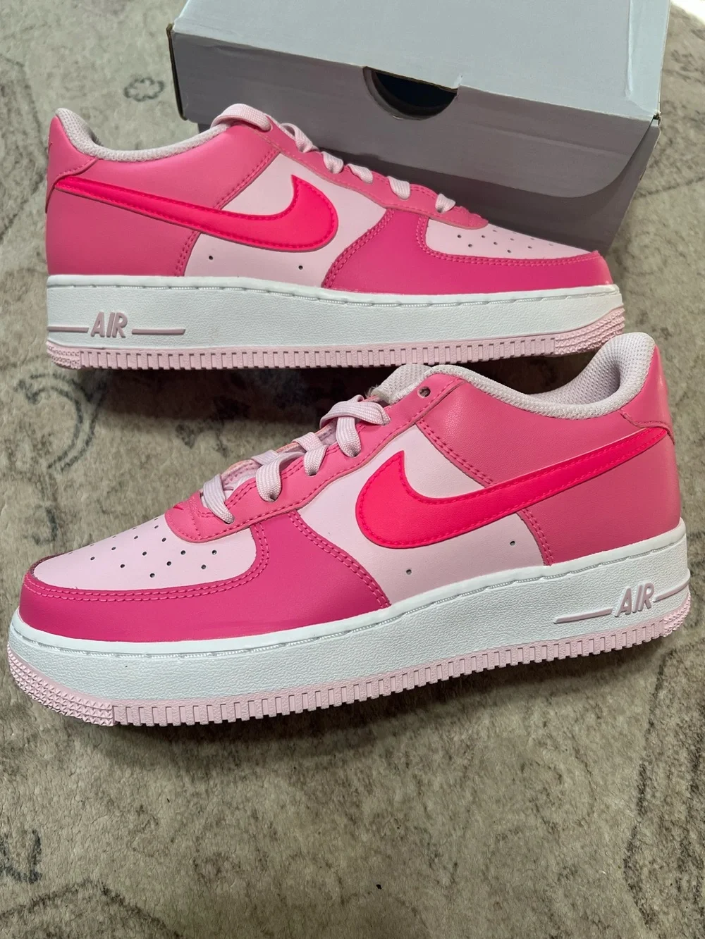 Nike Air Force 1 Pinksicle/Pink Foam/ Hyper Pink Youth 6/ Women’s 7.5 - Picture 8 of 13